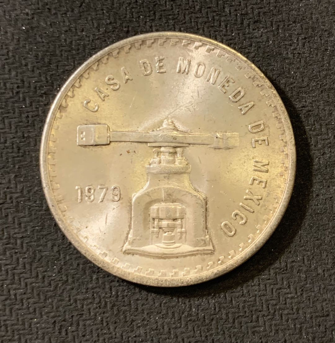 紫瑗钱币—微拍第六期  外国现代银币场 墨西哥 1978年  天平 1盎司 银币 33.625克 0.925银