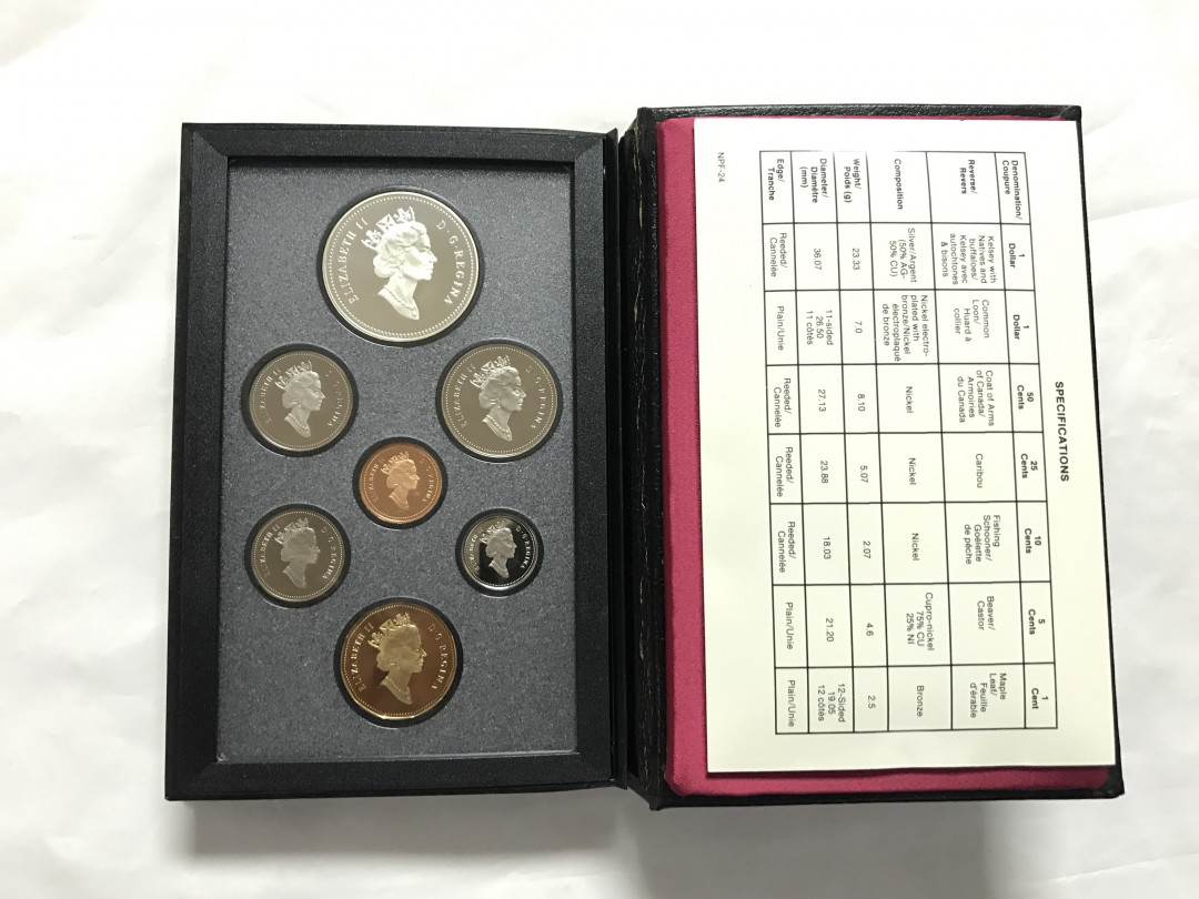 【随心拍&Getcoins】现代金银币拍卖第四十二期 1990年加拿大亨利.凯尔西创业300周年精制套币 