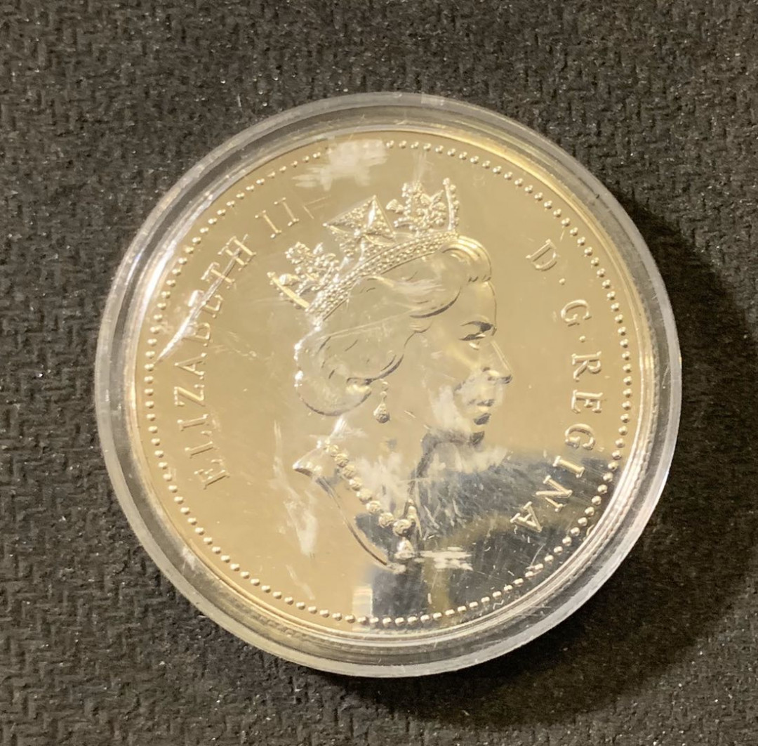 紫瑗钱币—微拍第六期  外国现代银币场 加拿大 1993年 斯坦李杯 1元 25.2克 0.925银