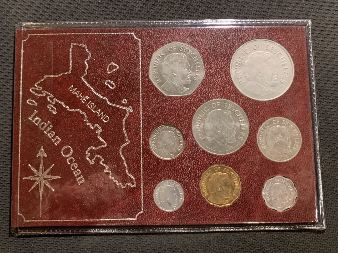 紫瑗钱币—微拍第七期   塞舌尔 1976年 1分—10卢比 8枚套 
