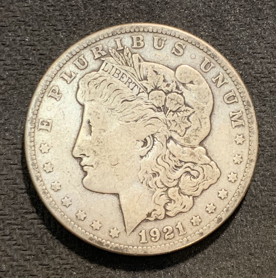 紫瑗钱币—微拍第七期   美国 1921年 摩根 1美元 银币