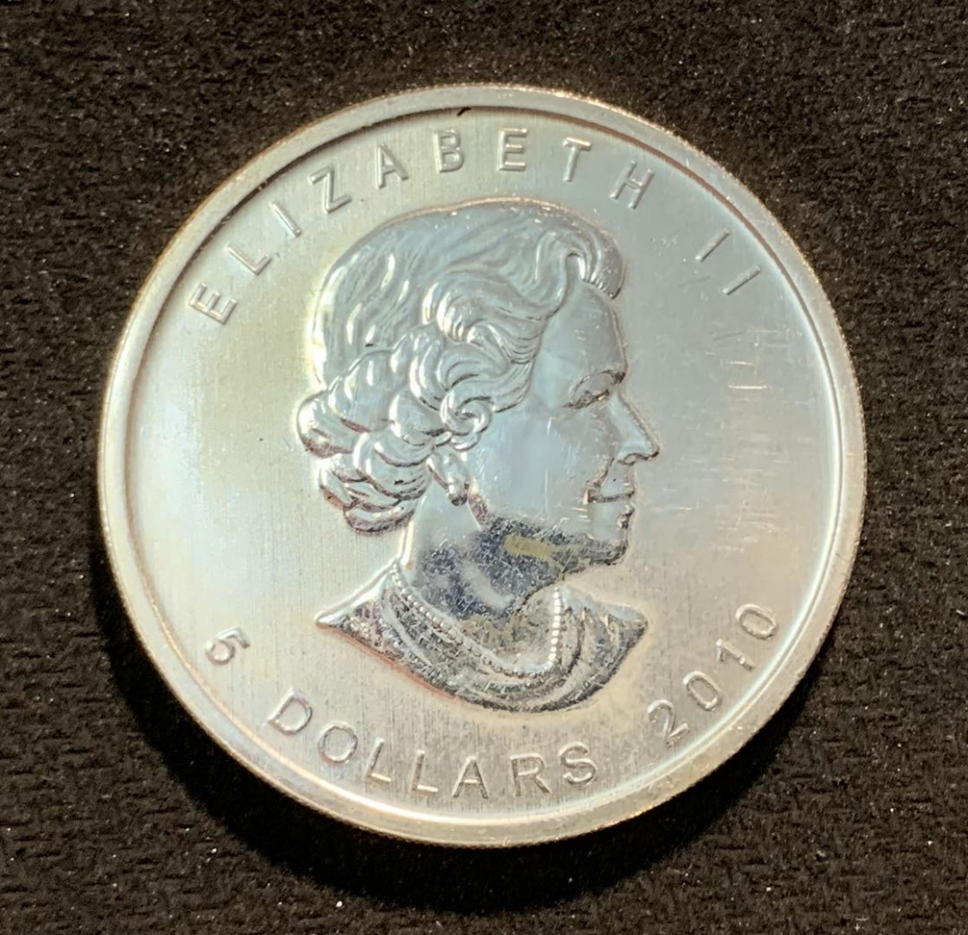 紫瑗钱币—微拍第七期   加拿大 2010年 枫叶投资银币 1盎司 31.1克 0.9999银