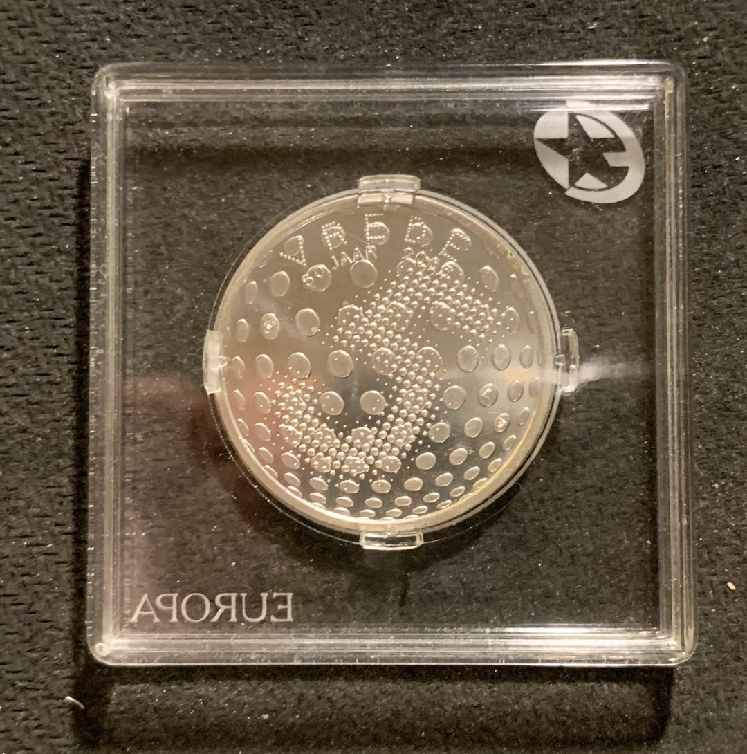 紫瑗钱币—微拍第七期   荷兰 2005年  二战60周年 5欧元 纪念 银币