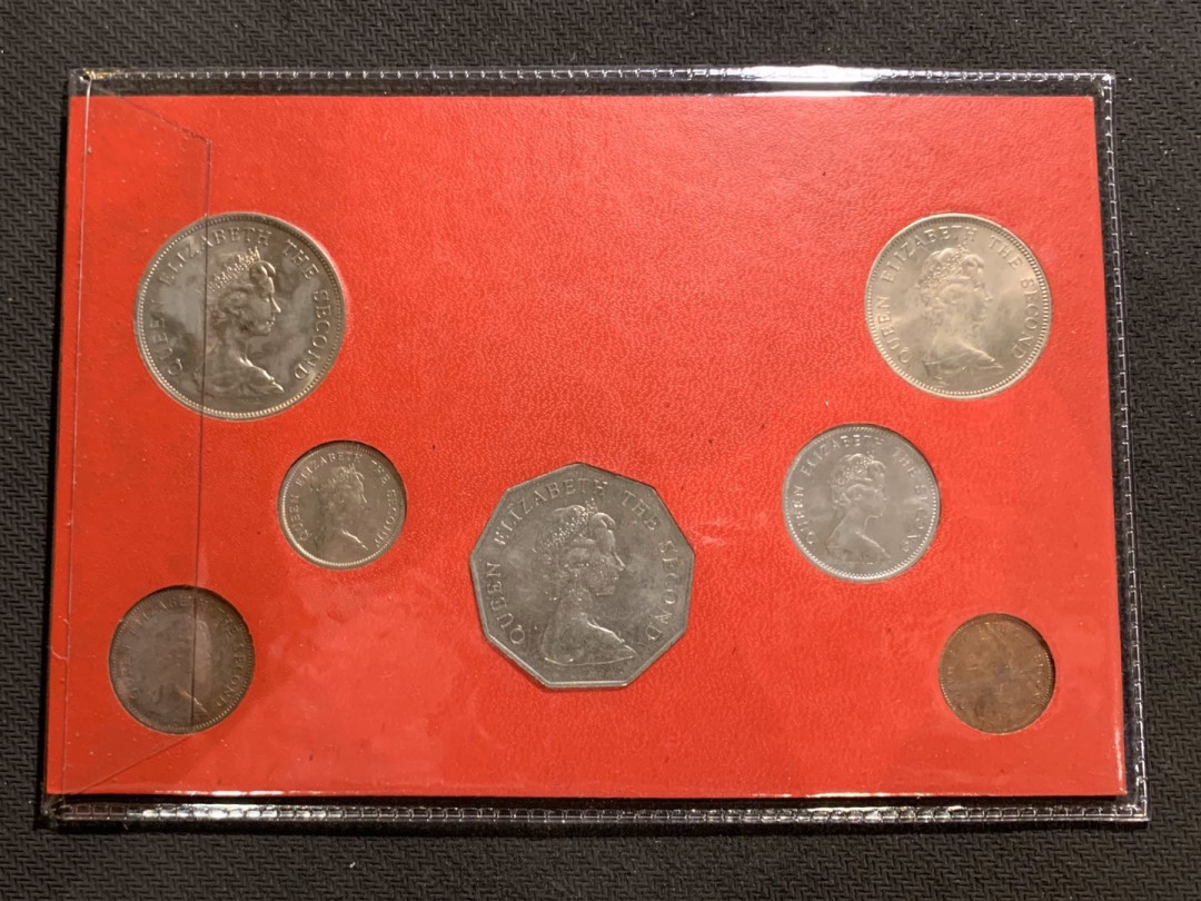 紫瑗钱币—微拍第七期   图瓦卢 1976年 1分—1元 7枚套