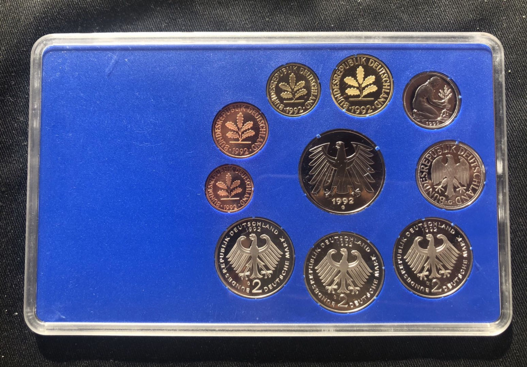 【随心拍&Getcoins】现代金银币拍卖第四十二期 【德国精致币】德国精致币秒杀【马克版】1992年
