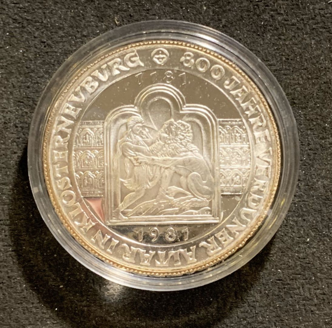 紫瑗钱币—微拍第七期   奥地利 1981年 凡尔登圣坛800周年 500先令 银币 精制