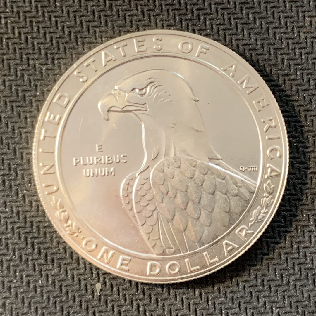 紫瑗钱币—微拍第九期  美国 1983年  洛杉矶奥运会 铁饼 1元  26.73克 0.9银