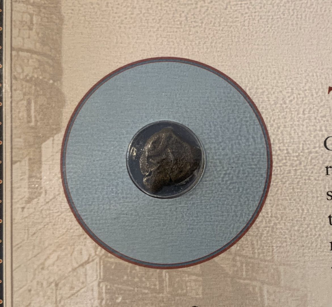 紫瑗钱币—微拍第九期  犹太教 大卫王时期 铜币 一枚 带册