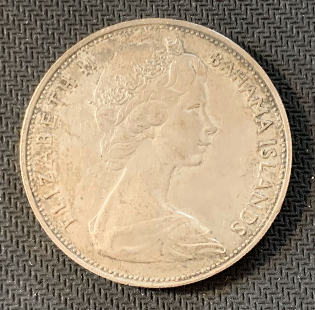 紫瑗钱币—微拍第九期  巴哈马 1969年  5元 42.12克 0.925银