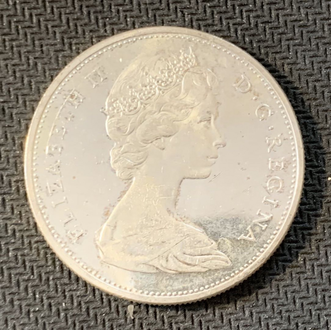 紫瑗钱币—微拍第九期  加拿大 1965年 1元 23.5克 0.8银