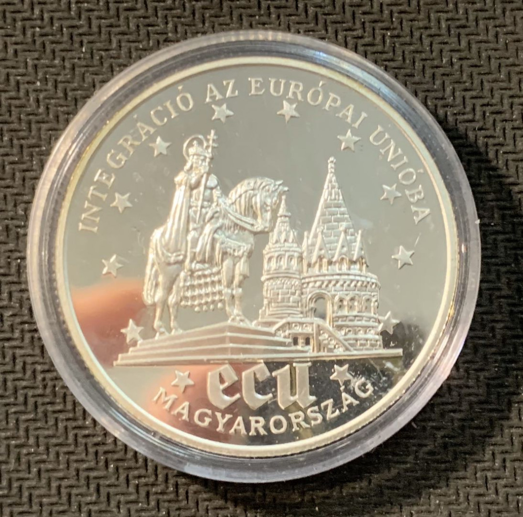 紫瑗钱币—微拍第11期  中外现代银币场 匈牙利 1994年  圣斯蒂芬在布达佩斯 500福林 31.46克 0.925银 精制