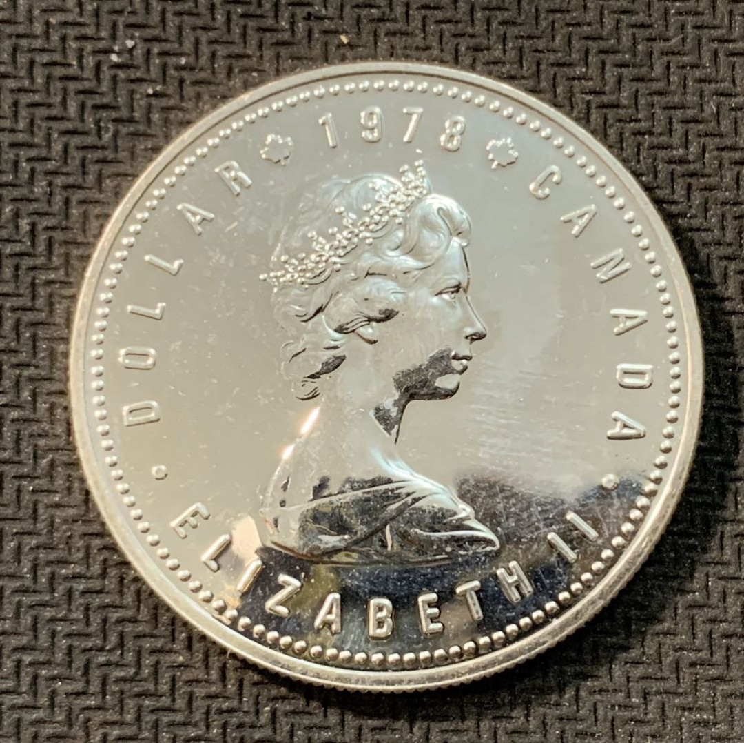 紫瑗钱币—微拍第11期  中外现代银币场 加拿大 1978年 第11届英联邦运动会 1元 银币 23.33克 0.5银 