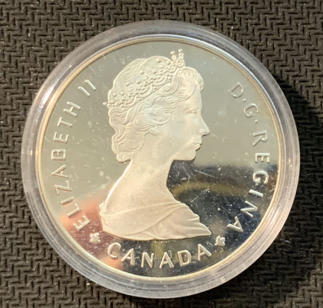 紫瑗钱币—微拍第11期  中外现代银币场 加拿大 1985年 国家公园100周年 1元 23.23克 0.5银 精制