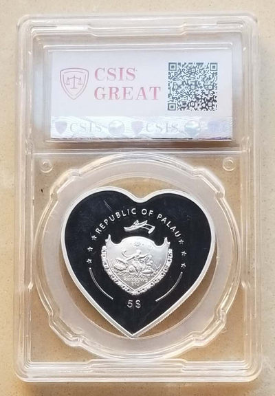 【随心拍&GetCoins】现代金银币拍卖第四十三期 帕劳2009年