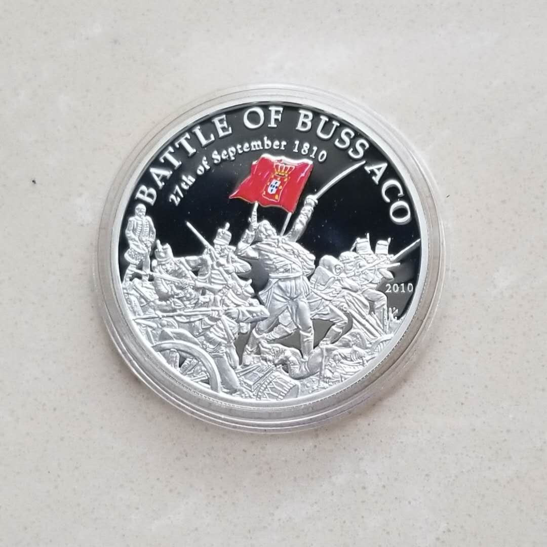 【币观天下】第九十五期钱币拍卖 帕劳2010年布萨科战役200周年彩色纪念银币