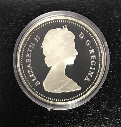 【随心拍&GetCoins】现代金银币拍卖第四十三期 加拿大获奖币1987年加拿大1加元发现戴维斯海峡带盒证