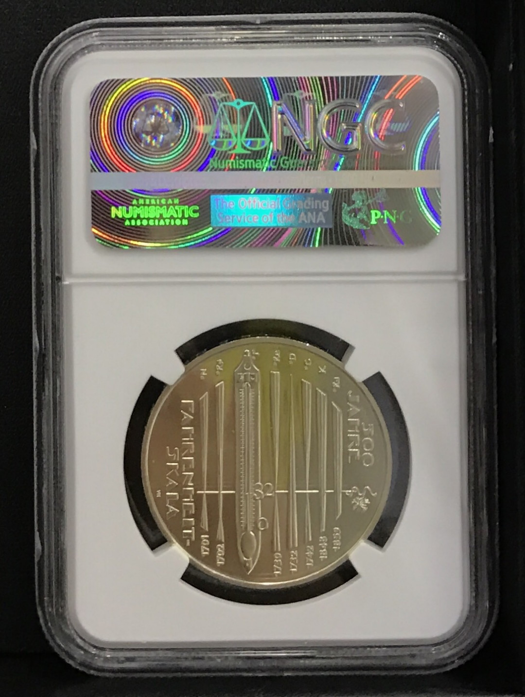 【随心拍&GetCoins】现代金银币拍卖第四十三期 获奖币2014年德国10欧温度计银币