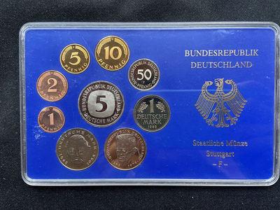 【随心拍&GetCoins】现代金银币拍卖第四十三期 - 【德国】1989精致币册子