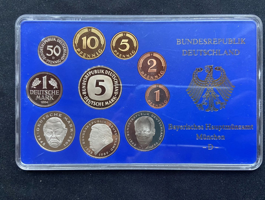 【币观天下】第九十五期钱币拍卖 【德国】德国精致币1994年秒杀