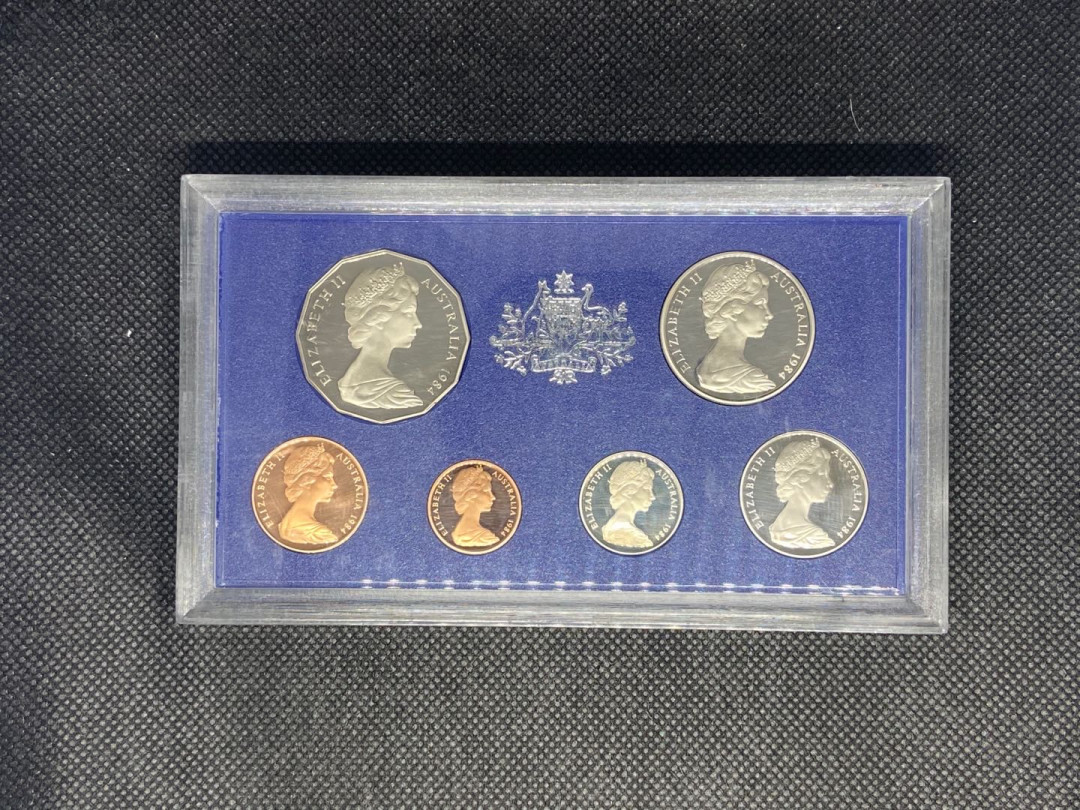 【币观天下】第九十五期钱币拍卖 【澳大利亚】澳大利亚1984精制盒装套币