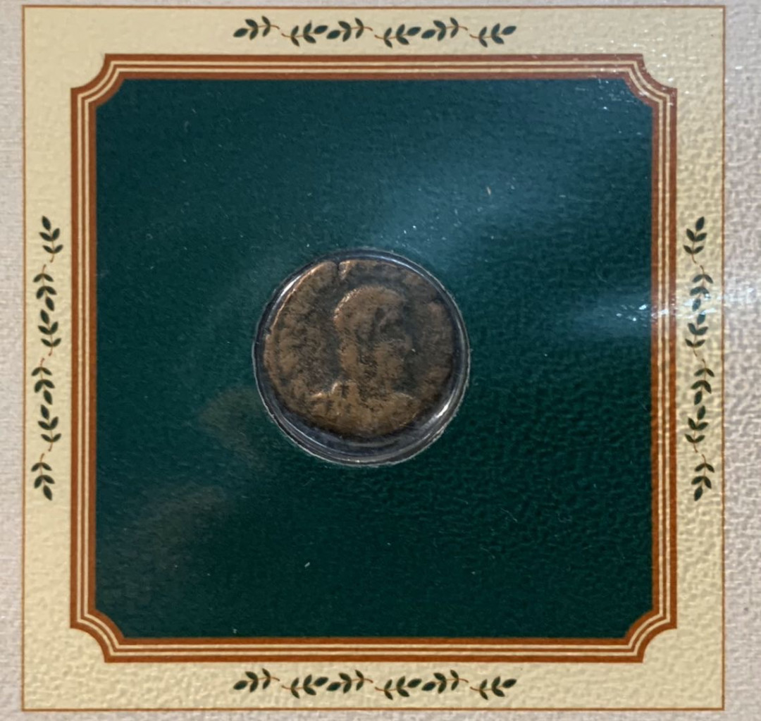 紫瑗钱币—微拍第12期  罗马帝国 朱利安二世 时期 铜币一枚 带册