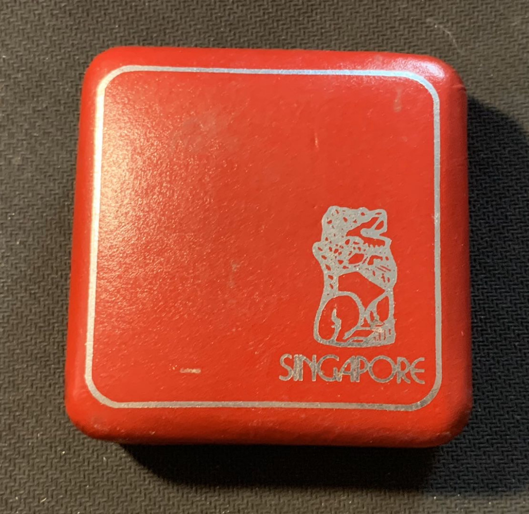 紫瑗钱币—微拍第12期  新加坡 1984年 胡姬花 5元 20克 0.925银 精制 原盒