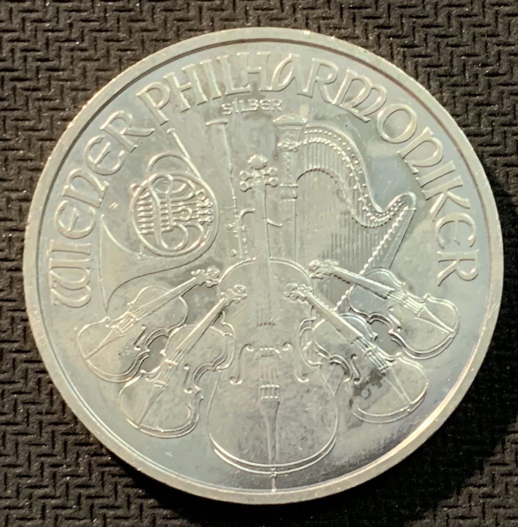 紫瑗钱币—微拍第12期  奥地利 2008年 维也纳音乐节 1.5欧 投资银币 31.1克 0.999银