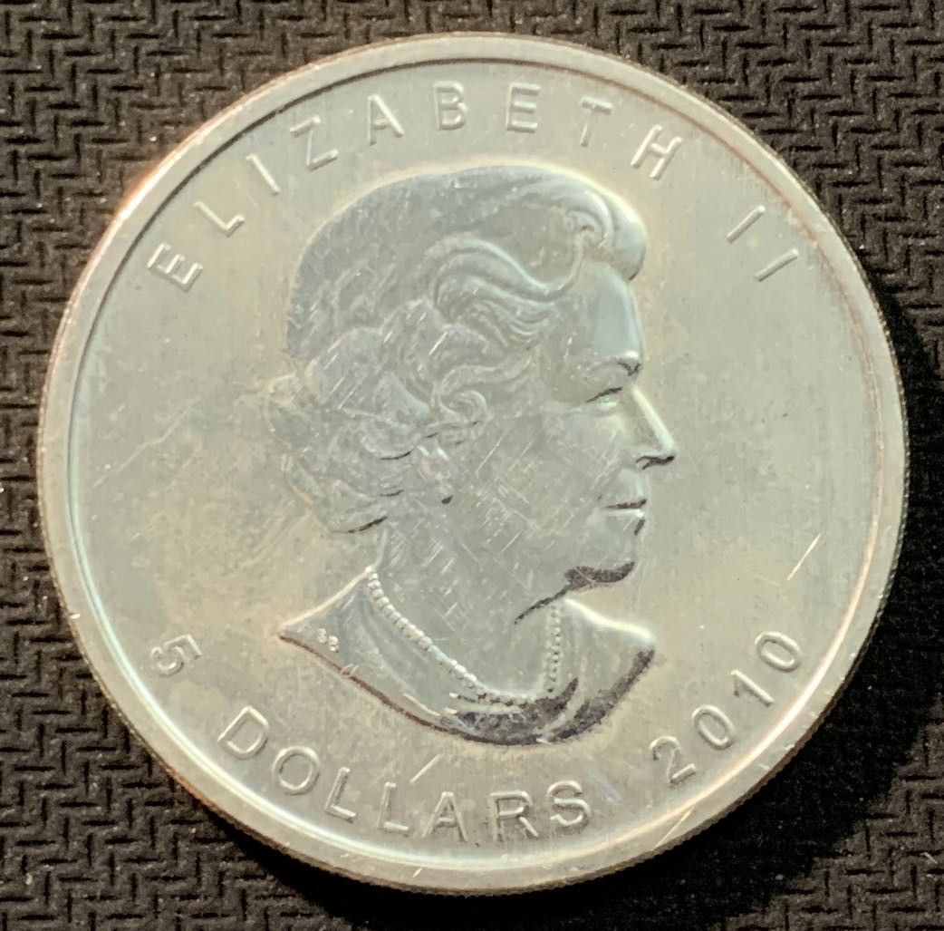 紫瑗钱币—微拍第12期  加拿大 2010年 枫叶投资银币 1盎司 31.1克 0.9999银