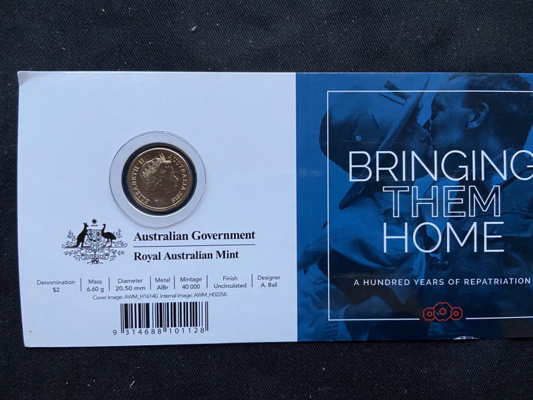 【币观天下】第九十六期钱币拍卖 【澳大利亚】澳大利亚一战百年2澳元彩色铜币【c标】