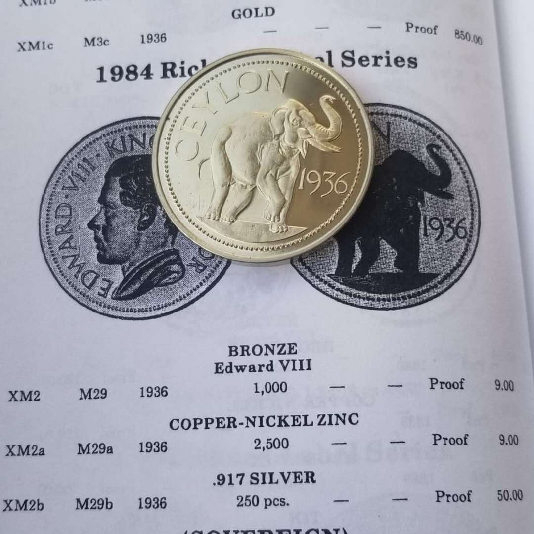 【币观天下】第九十六期钱币拍卖 英国1936年爱德华八世珍稀克朗币一组10枚 铜镍币