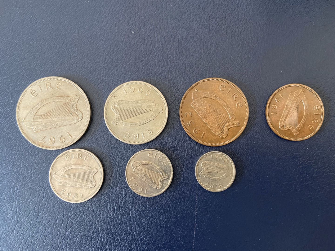 【币观天下】第九十六期钱币拍卖 【爱尔兰】爱尔兰套币7枚～