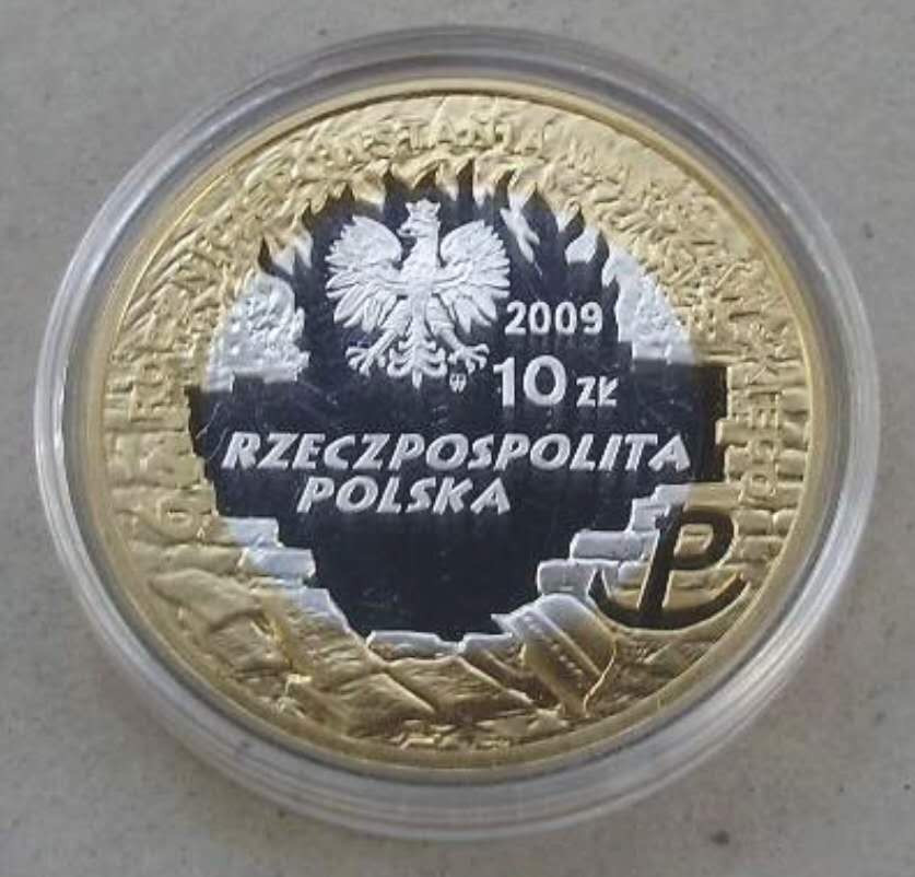 【币观天下】第九十六期钱币拍卖 波兰2009年参加华沙起义的诗人银币