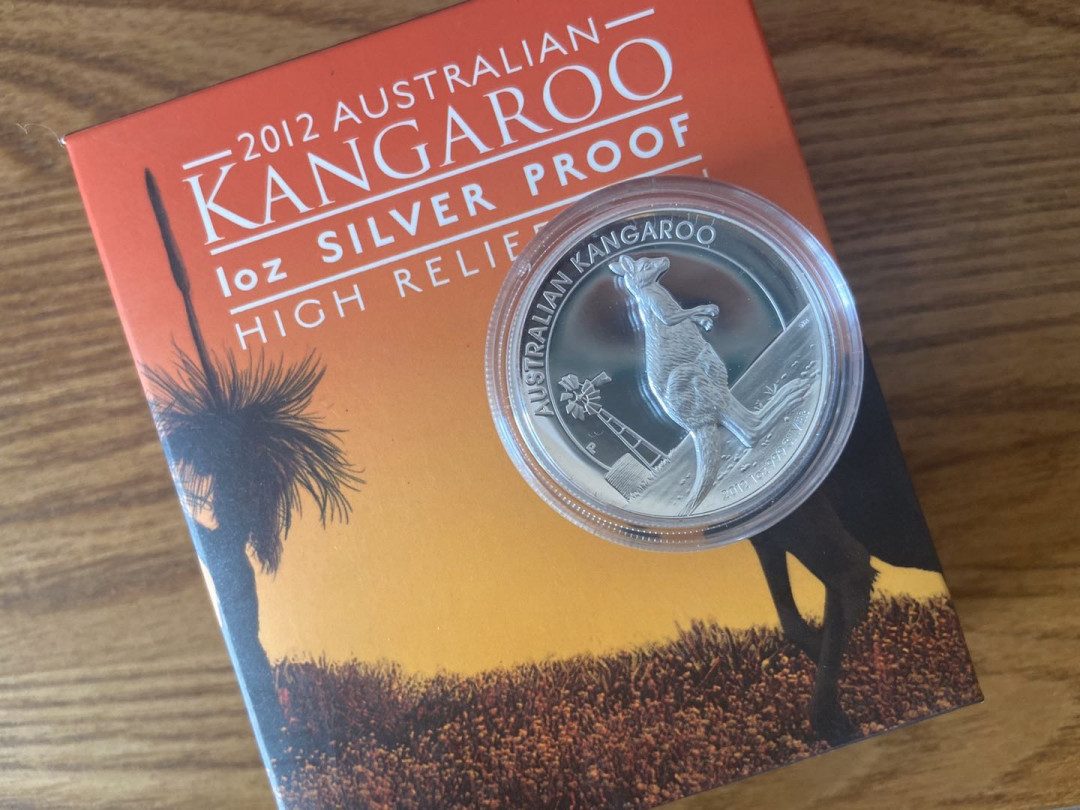 【币观天下】第九十六期钱币拍卖 【澳大利亚】澳大利亚袋鼠加厚1oz 银币