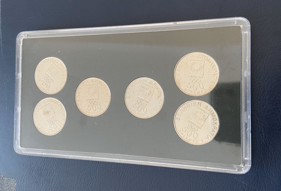 【币观天下】第九十六期钱币拍卖 【希腊】2004年希腊奥林匹克纪念币6枚