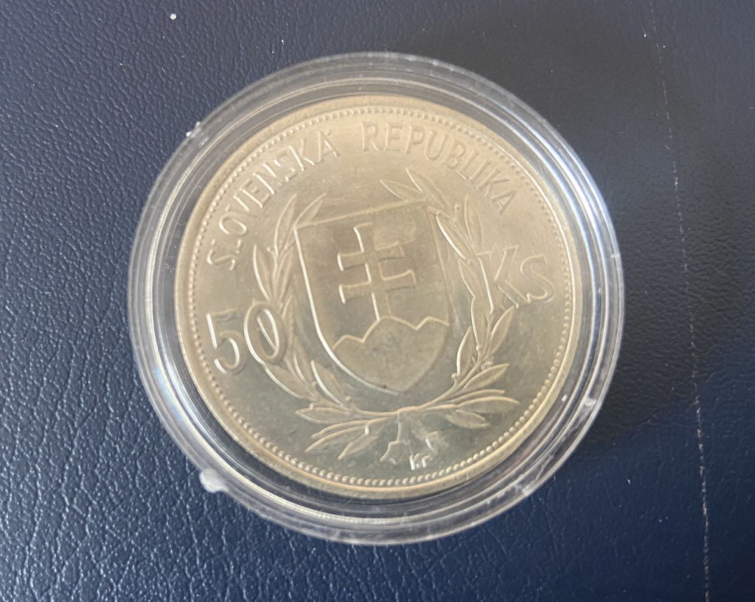 【币观天下】第九十六期钱币拍卖 【斯洛伐克】1944年50克朗银币