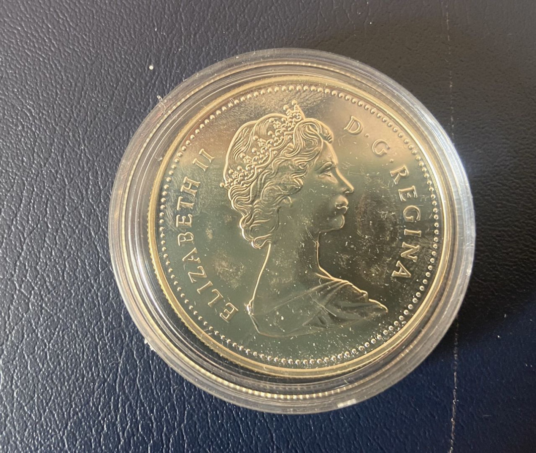 【币观天下】第九十六期钱币拍卖 【加拿大】加拿大1989年伊丽莎白二世女王1元精铸银币