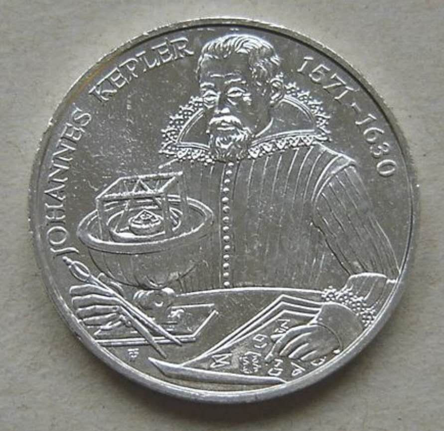 【币观天下】第九十六期钱币拍卖 奥地利2002年开普勒10欧元纪念银币