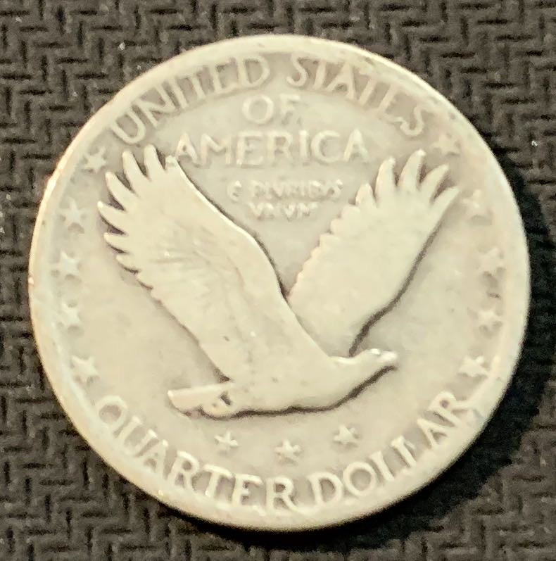 紫瑗钱币—微拍第13期 —批发场 美国 1929年 飞鹰 25美分 6.25克 0.9银