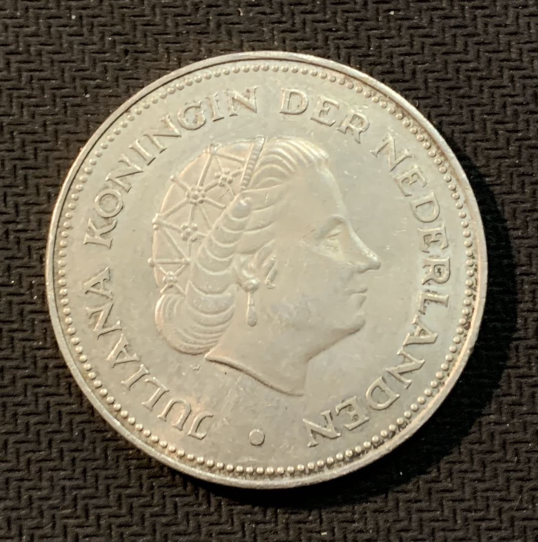 紫瑗钱币—微拍第13期 —批发场 荷兰 1970年 二战胜利25周年 10盾 25克 0.72银