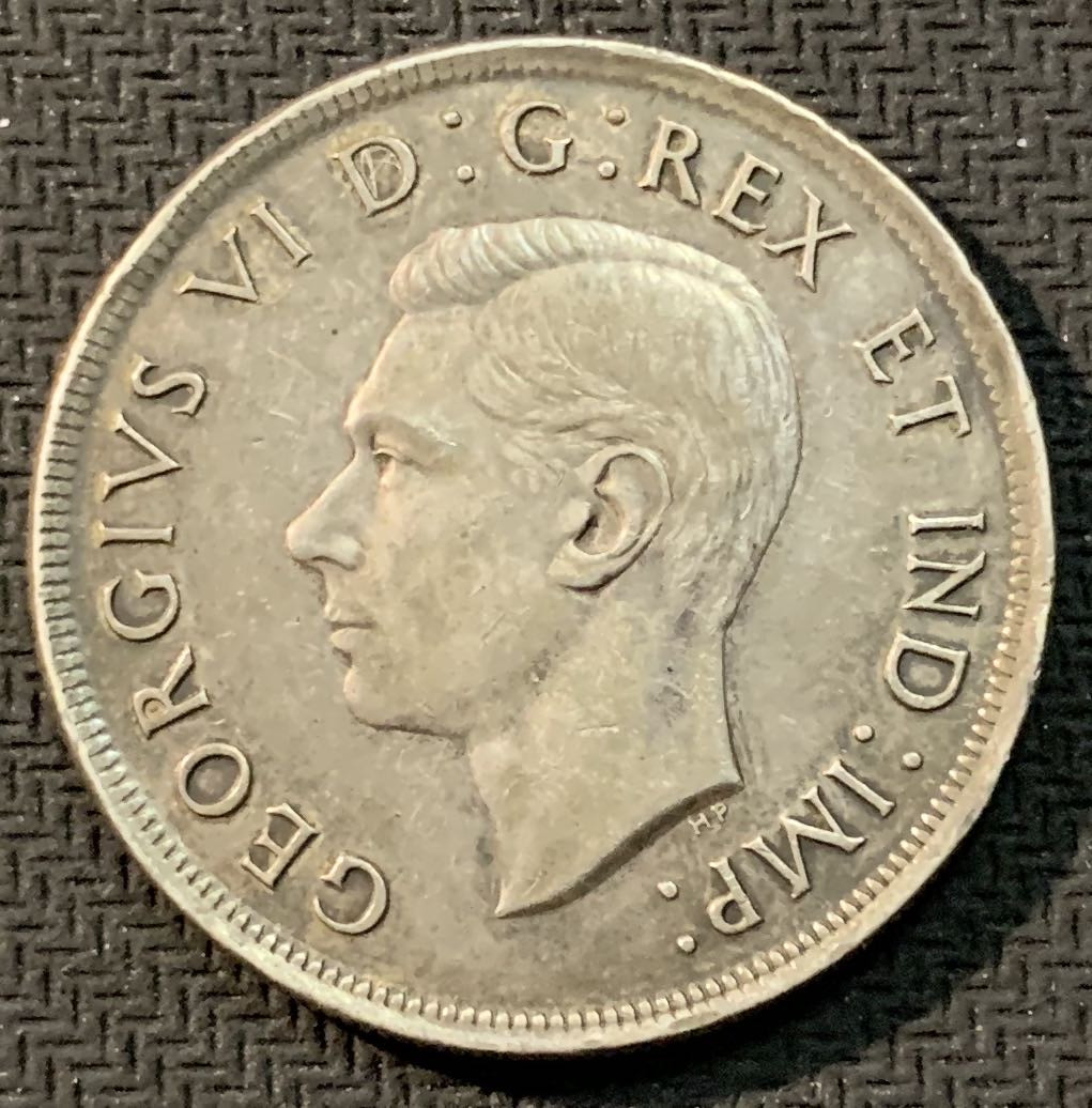 紫瑗钱币—微拍第13期 —批发场 加拿大 1939年  乔治六世 议会百年 1元 23.5克 0.8银