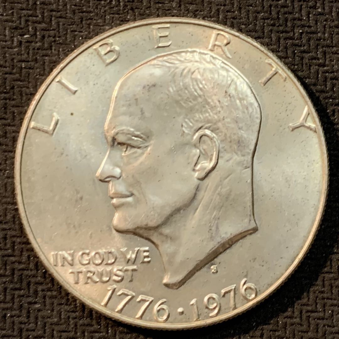 紫瑗钱币—微拍第14期  美国 1976年 建国200周年 1美元 24.6克 0.4银