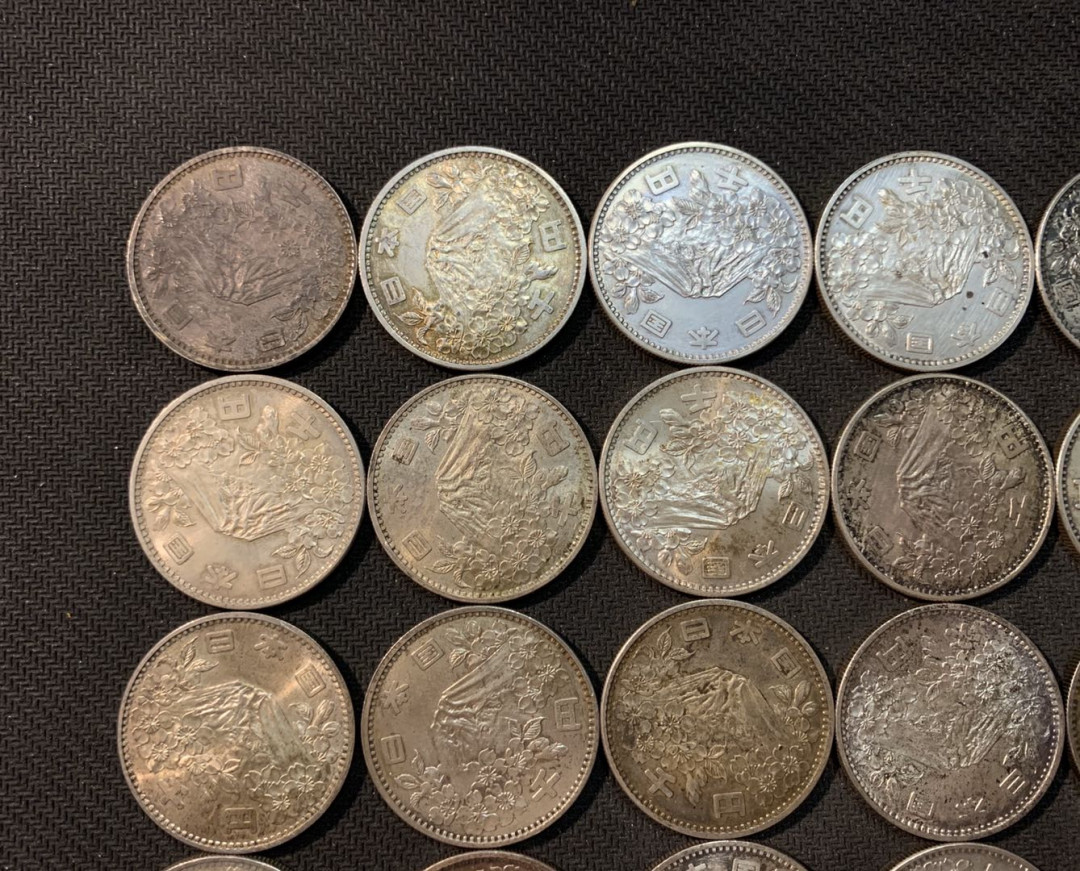 紫瑗钱币—微拍第14期  日本 1964年 奥运会 1000元 20枚一组 共400克 0.925银