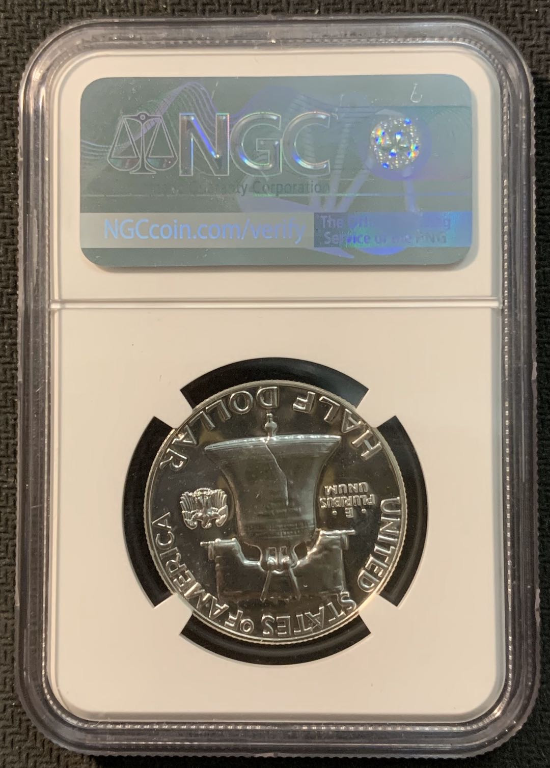 紫瑗钱币—微拍第14期  美国 1962年 富兰克林 50美分 NGC PR67