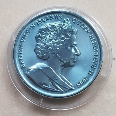 【随心拍&Getcoins】现代钱币拍卖第四十四期 维尔京2005年蓝色天鹅钛金属币