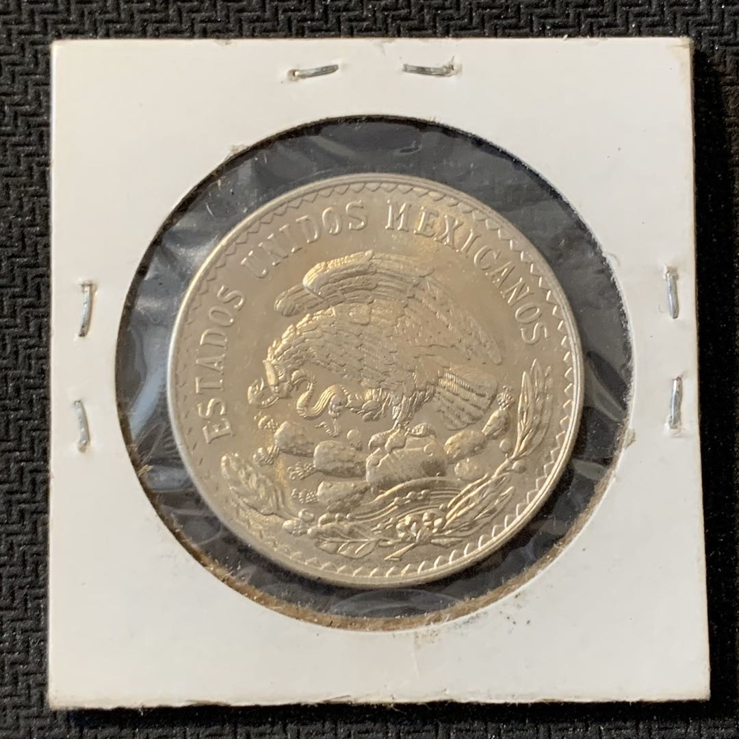 紫瑗钱币—微拍第15期 墨西哥 鹰洋专场 墨西哥 1948年 胡安 阿尔瓦雷斯 1比索 14克 0.5银