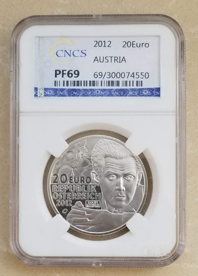 【随心拍&Getcoins】现代钱币拍卖第四十四期 奥地利2012年埃贡席勒“斜视