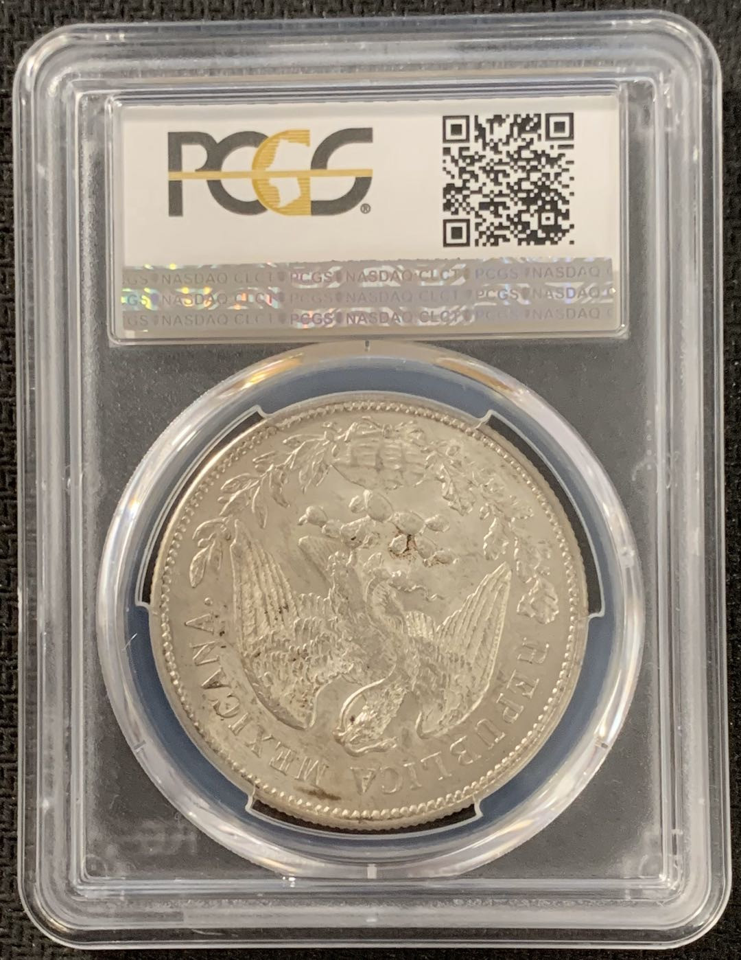 紫瑗钱币—微拍第15期 墨西哥 鹰洋专场 墨西哥 1908年 MO AM 1比索 PCGS MS63