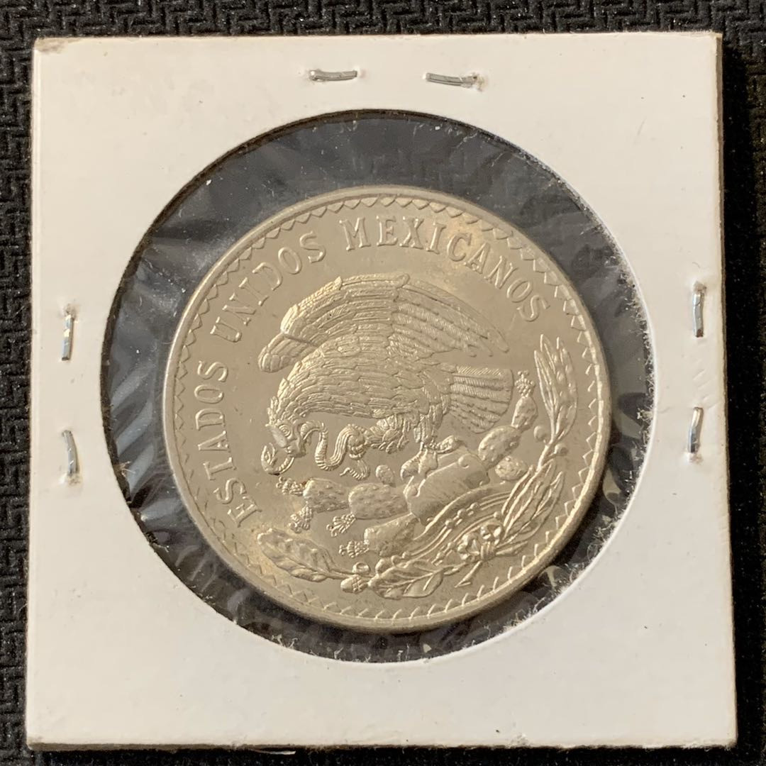 紫瑗钱币—微拍第15期 墨西哥 鹰洋专场 墨西哥 1947年 胡安 阿尔瓦雷斯 1比索 14克 0.5银