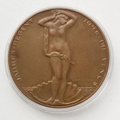 【随心拍&Getcoins】现代钱币拍卖第四十四期 德国1948年《维纳斯的诞生》日历铜章 直径38.6毫米。