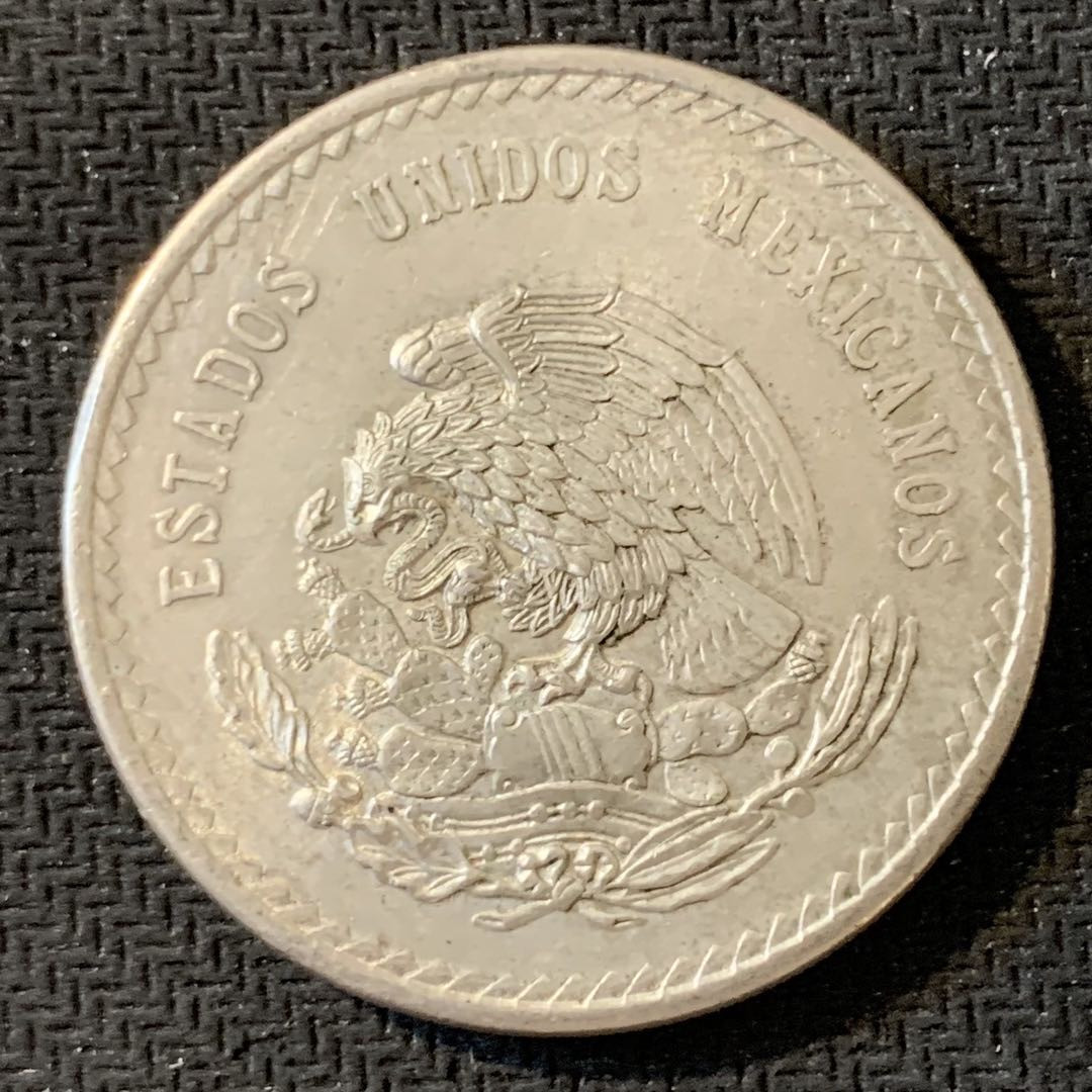 紫瑗钱币—微拍第15期 墨西哥 鹰洋专场 墨西哥 1947年 印第安人 5比索  30克 0.9银